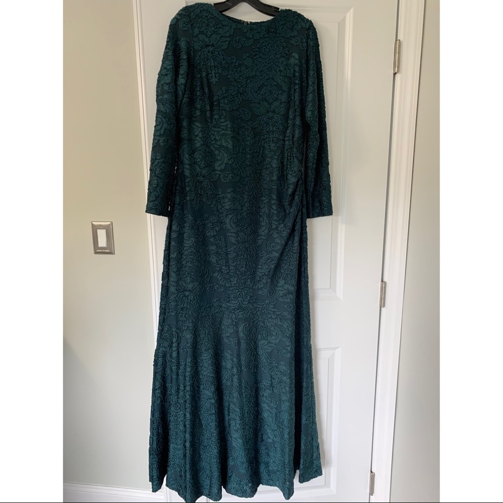 Embroidered Green Dress